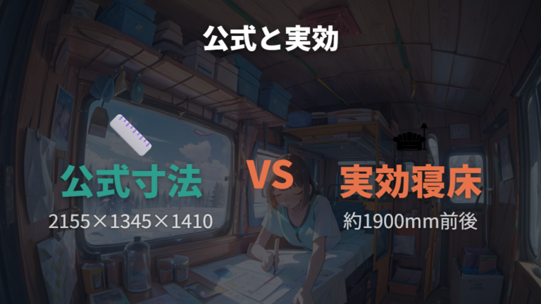 公式寸法で見る寝やすさはどこまで信用できる?