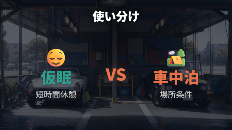 仮眠や休憩との違いは宿泊目的と場所で考える