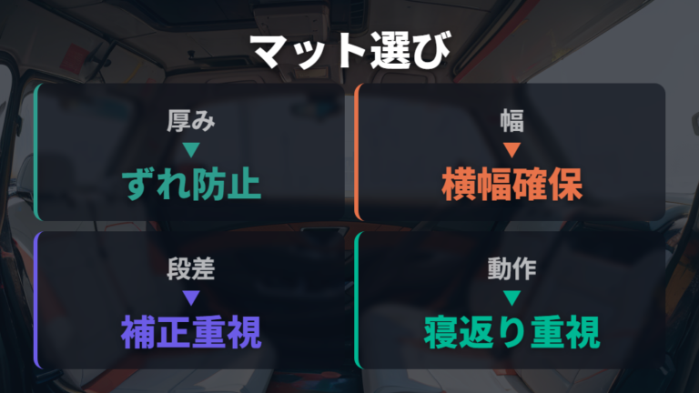 段差を埋めるマット選びは厚みと幅を先に見る