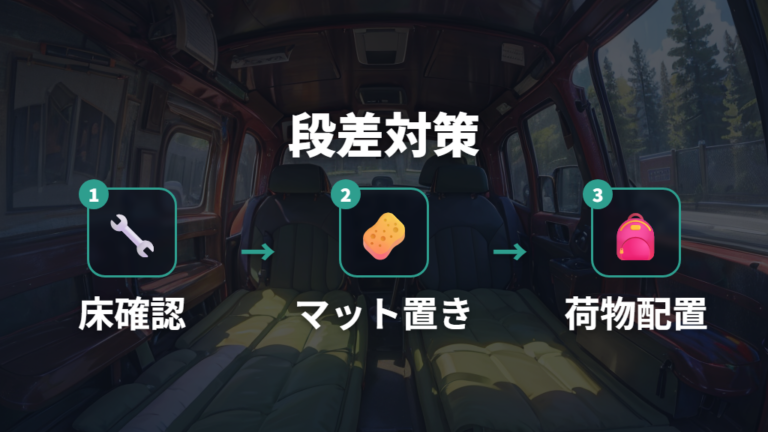 段差と傾斜を埋める工夫は専用マットから考える