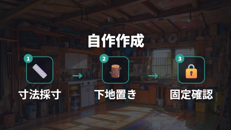 自作ベッドの作り方は実寸採寸と固定を優先する