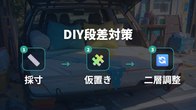 DIYで段差を埋める工夫は採寸と二層構造が要になる
