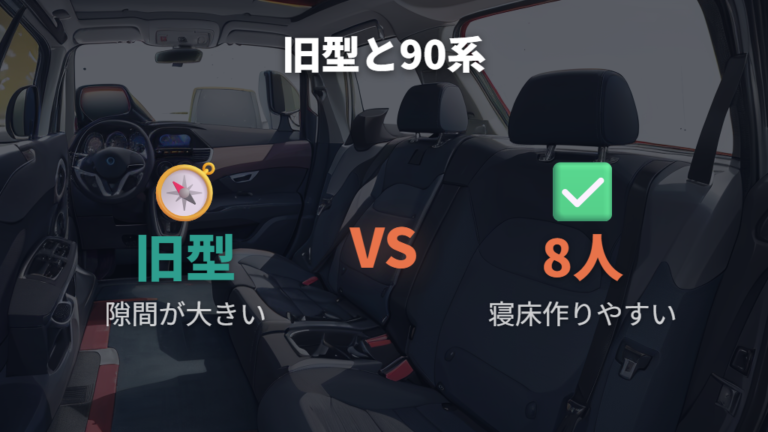 年式・型式確認前提で見る旧型ノアと90系の違い