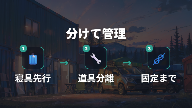 荷物整理に便利なコンテナは積む物ごとに分ける