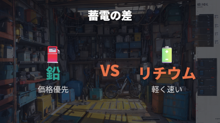 バッテリー種類ごとの選び方は鉛とリチウムの違いが軸になる