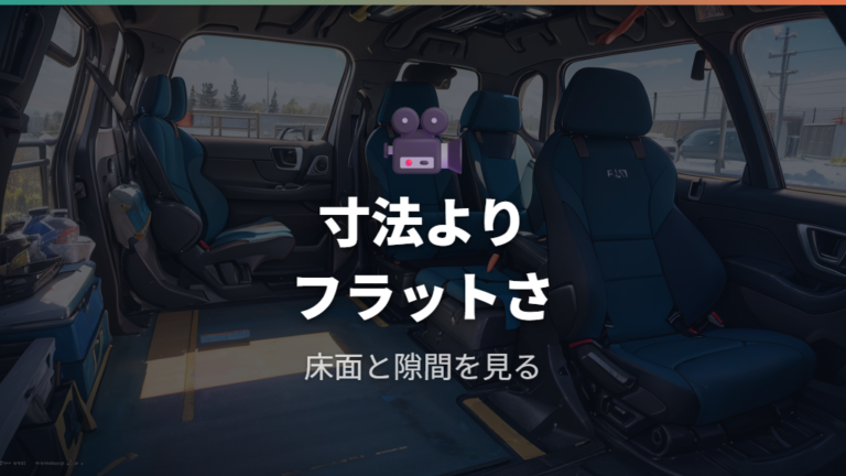動画レビューで見る寝心地は寸法よりフラットさが重要