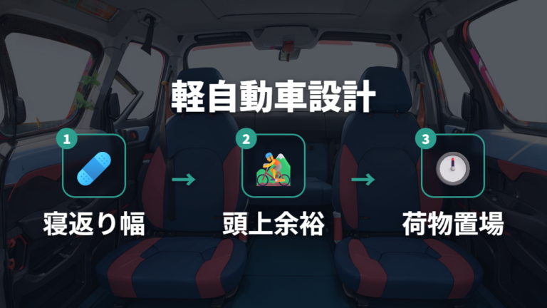 軽自動車に合うベッド寸法は寝返りと頭上空間で考える