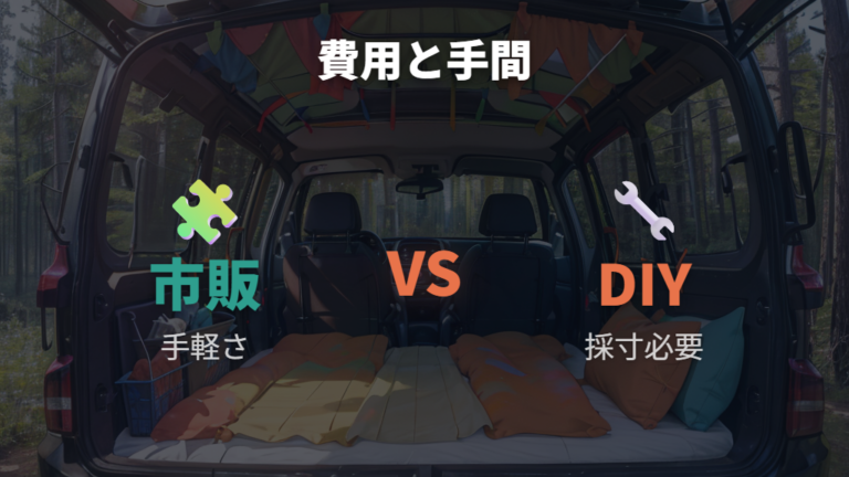 自作ベッドと市販キットの違いを費用と手間で考える