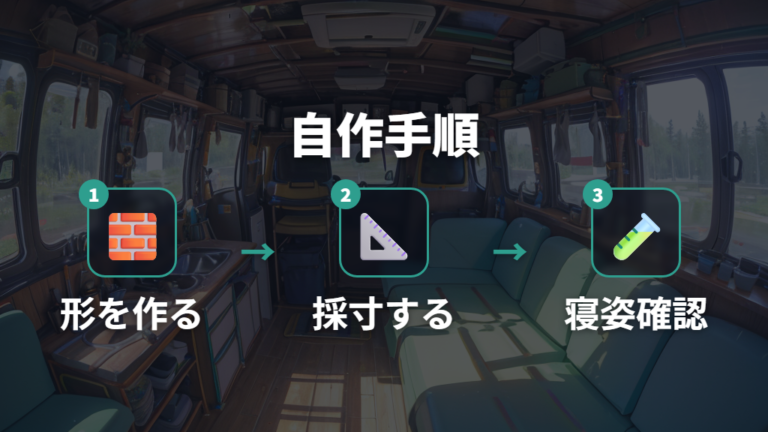 フルフラット化と段差対策を自作で行う手順