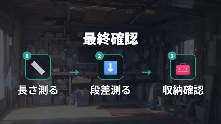 段差を埋めるマット選びで失敗しない確認手順