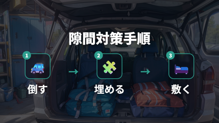 段差をなくすマット選びの前に隙間を埋める手順