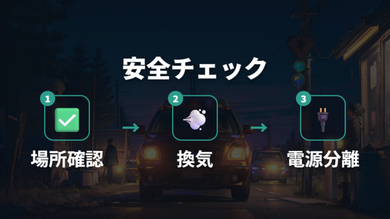 安全に泊まるための注意点は場所・換気・電源を分ける
