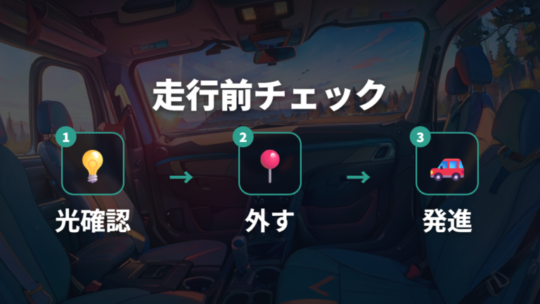 車中泊用目隠しの自作手順で走行時の違反を避ける