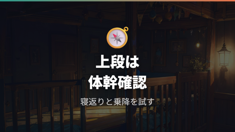 子ども用二段ベッドは上段に寝かせてもいい?