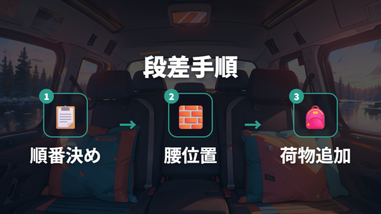 フルフラット時の段差対策を手順化して失敗を減らす