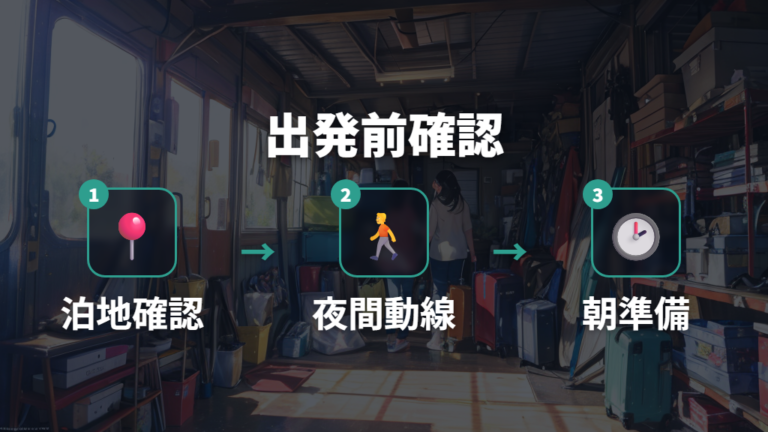 家族5人の車中泊実例を出発前のチェックに生かす