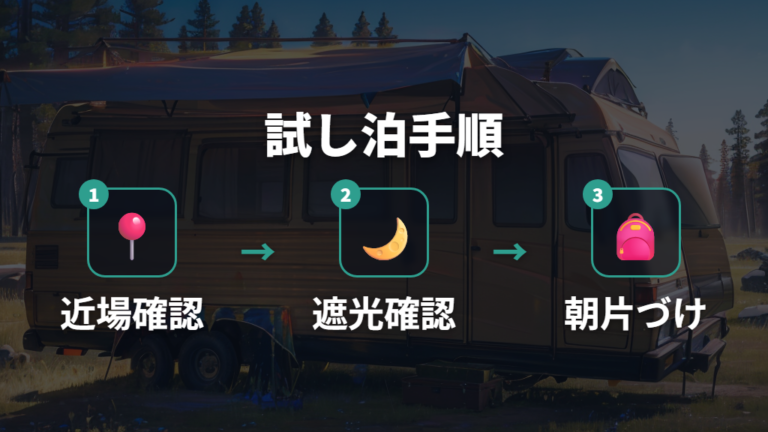 初めてのスペーシアギア車中泊は近場で試すのが安心