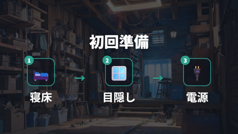 必須グッズと便利な収納は最初から一度にそろえるべき?