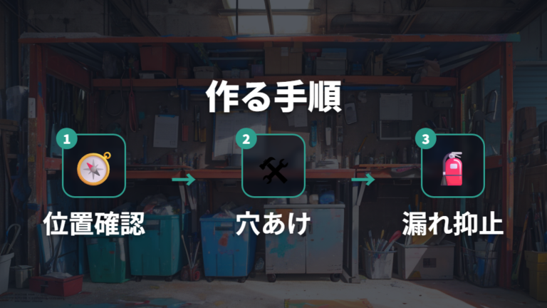 クーラーボックス式の作り方は穴あけと風の通り道が要点