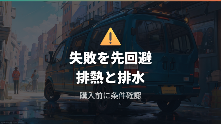 購入前に見るべき失敗ポイントを先に潰す