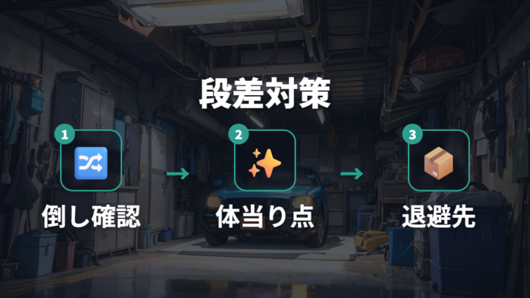 段差を埋める快適化のコツは土台づくりから