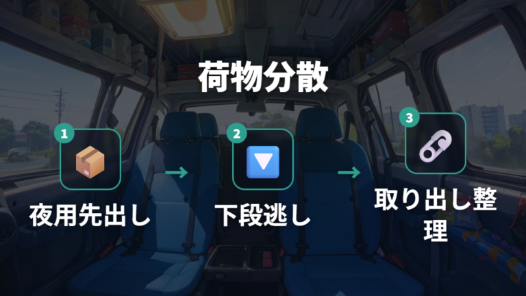 2人分の荷物と収納の工夫で寝床を守る