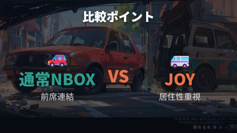 通常N-BOXとの違いは寝床より居住性に出る