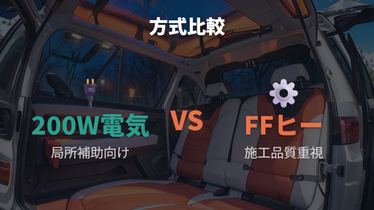 FFヒーターは本格的な冬旅の選択肢として比較する