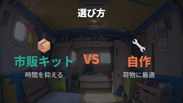 市販キットと自作ベッドはどっちが向いているか