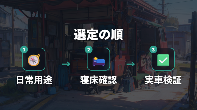 6人乗りとの車中泊の違いから7人乗りを選ぶ基準