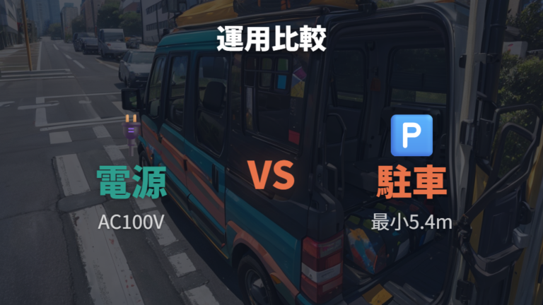 新型クラウン系の車中泊適性は電源と駐車性も見る