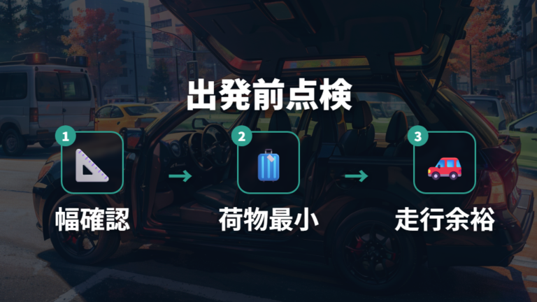 2人車中泊で後悔しない準備チェック