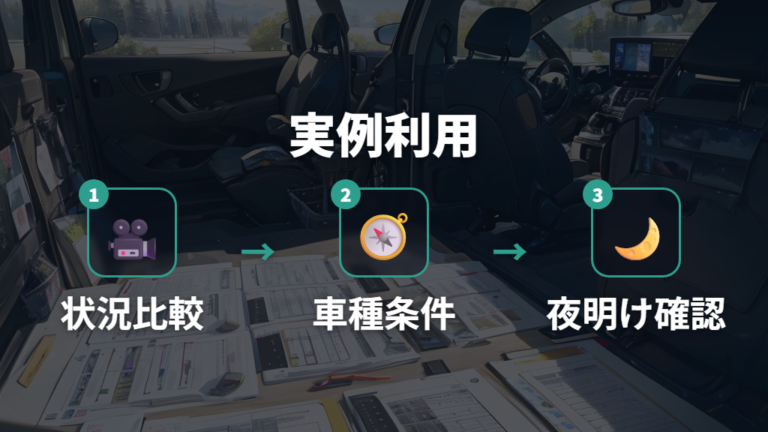 動画で見る車中泊の実例は真似する前に条件を確認する