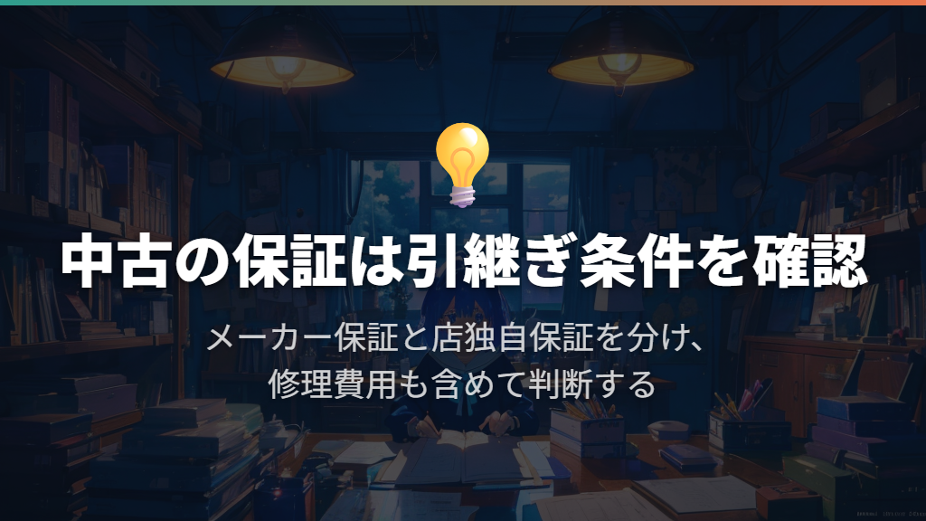 保証期間が残っていても引き継げるとは限らない